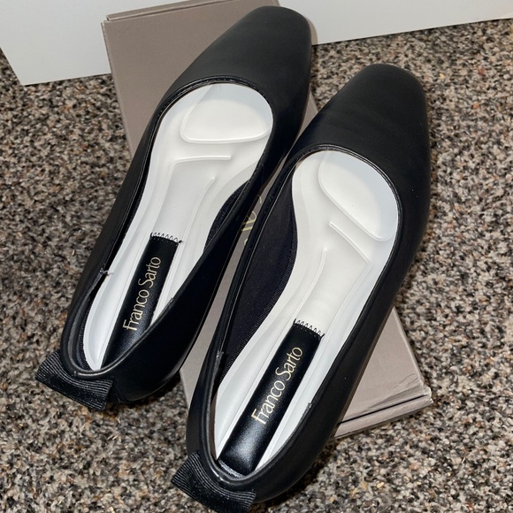 Franco Sarto L-Vana Black slip on dress business shoes Women’s size 7 - Picture 1 of 11